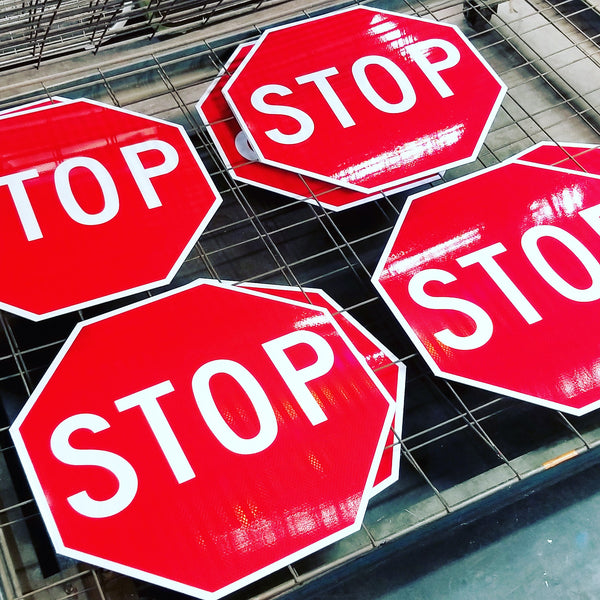 How is a Stop Sign made?