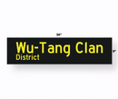 Replica Street Name Signs | Wu-Tang Clan District