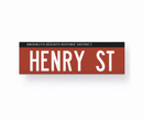 Replica Street Name Signs | Historic New York (All Districts)