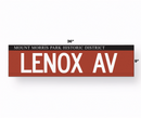 Replica Street Name Signs | Historic New York (All Districts)