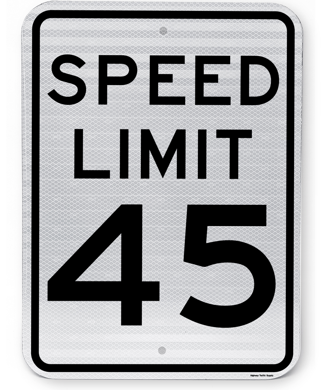 R2-1 Speed Limit Sign (45 MPH) | Highway Traffic Supply