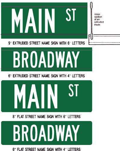 Street Name Signs