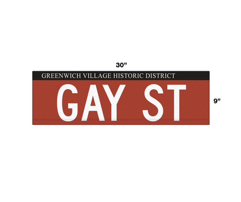 Replica Street Name Signs | Greenwich Village Historic District