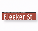 Replica Street Name Signs | Historic New York (Greenwich Village Historic District)
