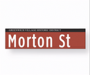 Replica Street Name Signs | Historic New York (Greenwich Village Historic District)