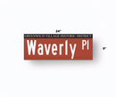 Replica Street Name Signs | Historic New York (Greenwich Village Historic District)