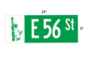 Replica Street Name Signs | E 56 ST