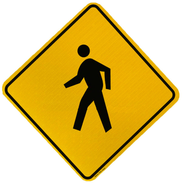 W11-2 Pedestrian Crossing Sign
