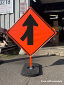 Merge Left (W4-1L) Vinyl Roll-Up Sign