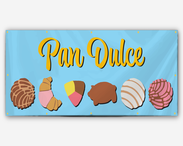 Pan Dulce Banner (Blue/Azul)