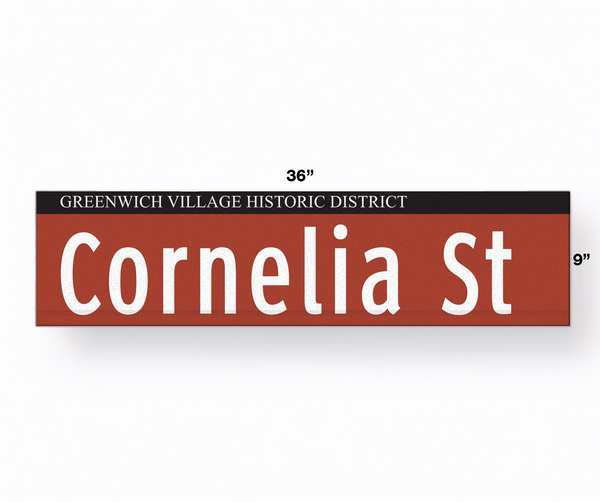 Replica Street Name Signs | Historic New York (Greenwich Village Historic District)