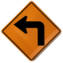 Left Turn (W1-1L) Sign