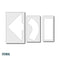 3 Piece Arrow Kit Stencil  | Highway Traffic Supply
