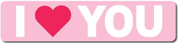 I Love You Sign (Red and Pink) Sign