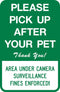 Please Pick Up After Your Pet Sign