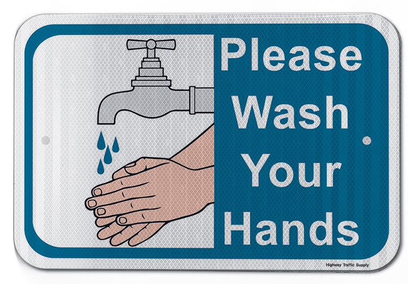 Please Wash Your Hands Sign
