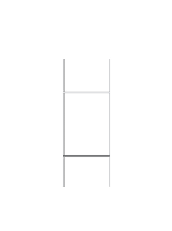 Heavy Duty "H" Frame Wire Stakes
