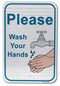 Please Wash Your Hands II Sign