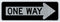 One Way Arrow Sign (Right)