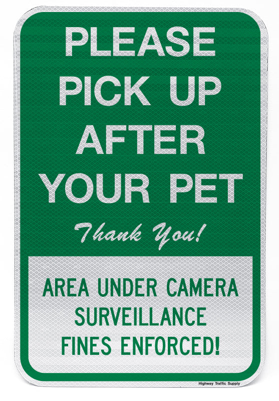 Please Pick Up After Your Pet Sign