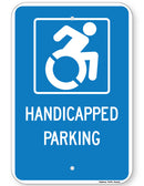 Handicapped Parking Sign (New York State Accessible Icon)