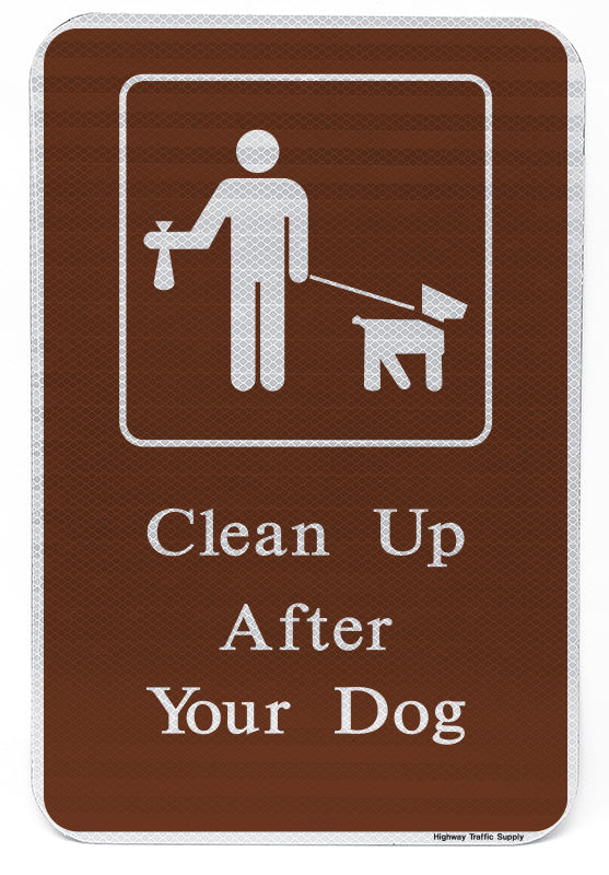 Clean Up After Your Dog Sign