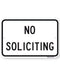 No Soliciting Sign