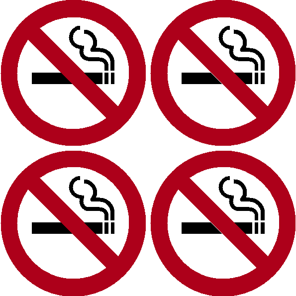 No Smoking Decals