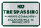 No Trespassing Private Community... Sign