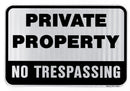 Private Property No Trespassing Sign