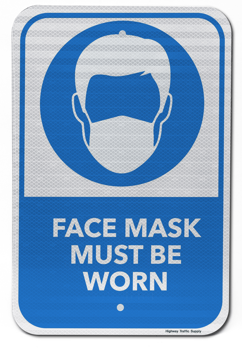 Face Mask Must Be Worn Sign
