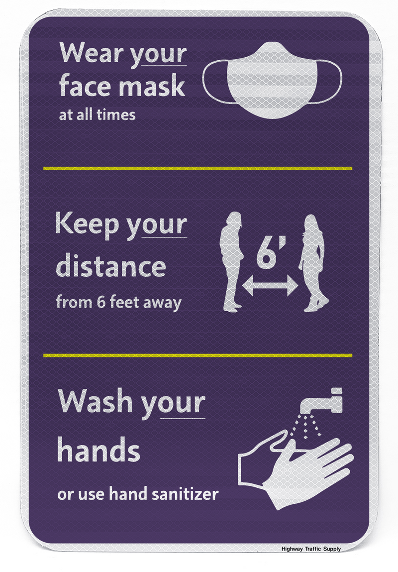 Wear Your Face Mask Sign
