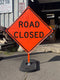 Road Closed Roll-Up Sign