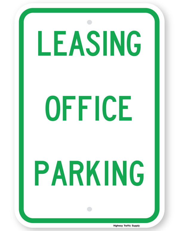 Leasing Office Parking Sign