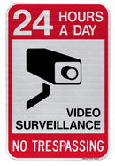 24 Hours A Day Neighborhood Watch Sign