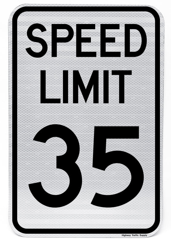 R2-1 Speed Limit Sign (35)