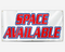 Space Available Banner