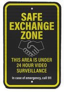 Safe Exchange Zone Sign