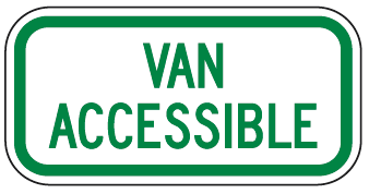 Van Accessible  (Green)