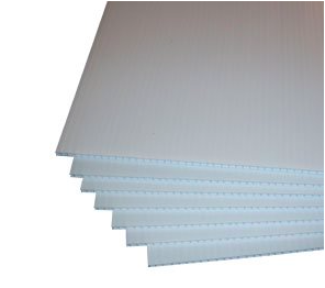 White Corrugated Plastic 18"x24" 4mm Sign Blanks