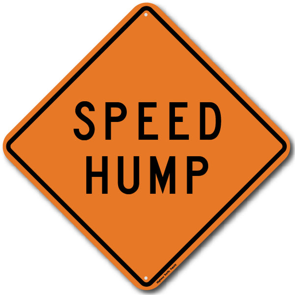 Speed Hump (W17-1) Sign
