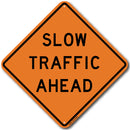 W23-1AZ Slow Traffic Ahead Sign