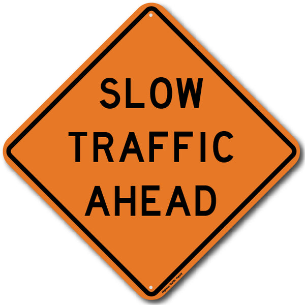 Slow Traffic Ahead (W23-1AZ) Sign
