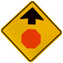 W3-1 Stop Ahead Sign