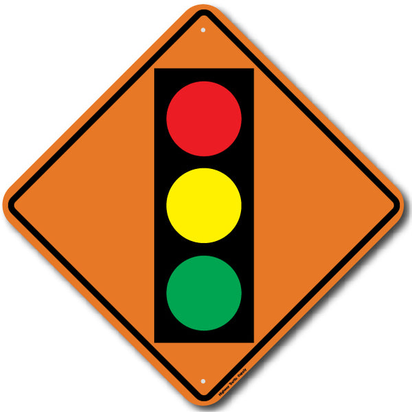 Signal Ahead (W3-3) Sign