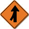 W4-1L Left Merge Sign