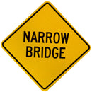 W5-2 Narrow Bridge Sign