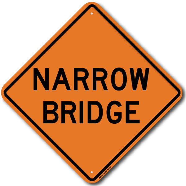 W5-2 Narrow Bridge Sign