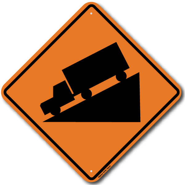 Hill (W7-1) Sign