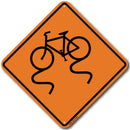 Bicycle Surface Condition (W8-10) Sign